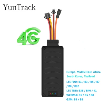 

Car 4G GPS Tracker LTE SOS Voice Monitor Cut Off Oil Collision Alarm Locator Europe Middle East Africa South Korea Thailand