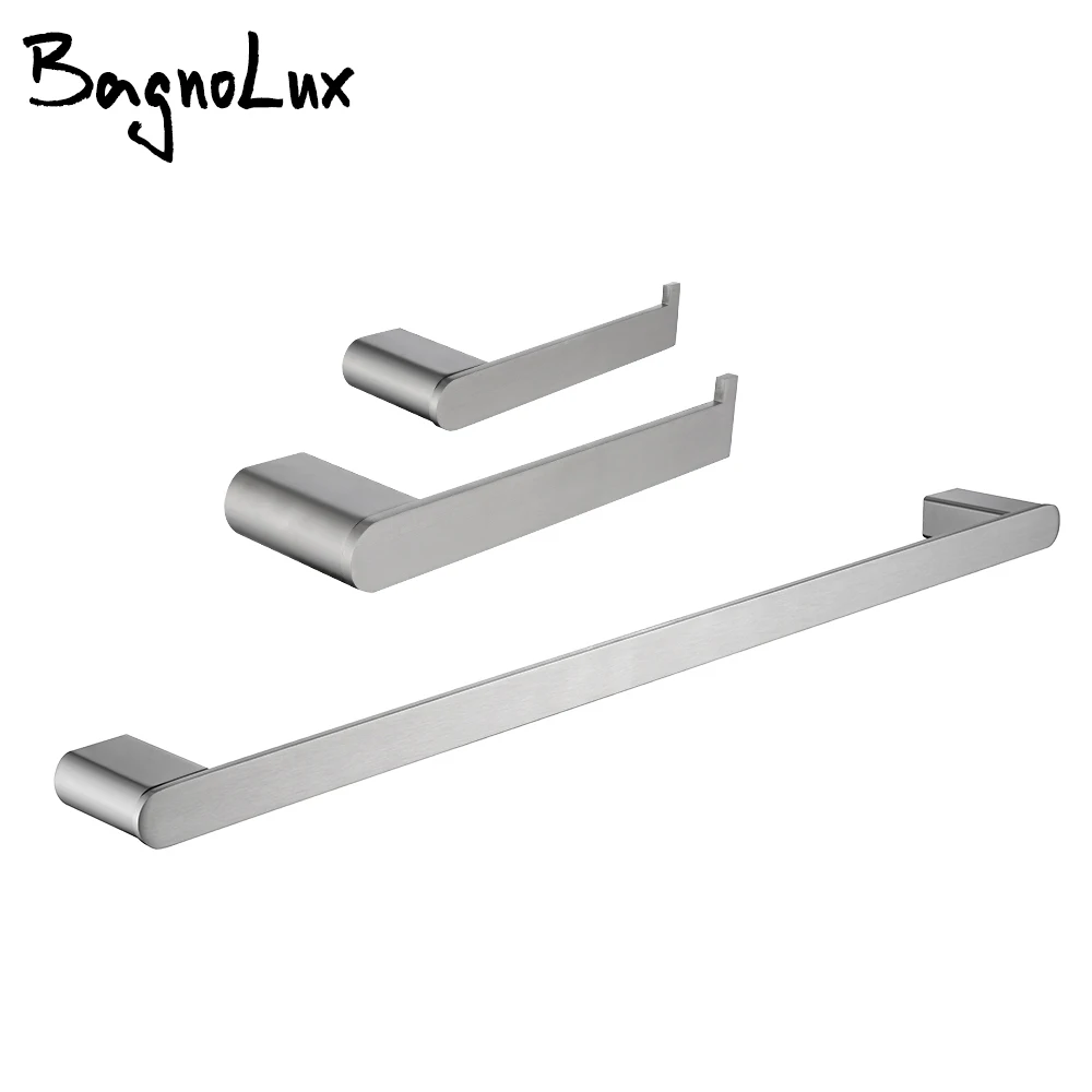 Chrome Black Wall-mounted Stainless Steel Toilet Paper Holder Towel Bar Bathroom Kitchen Facilities Hardware Accessories toilet paper holder,bathroom hardware accessories,paper towel holder,bathroom hardware set