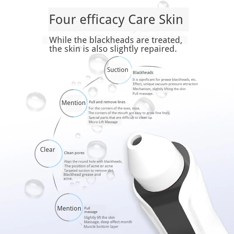 Aspirador de pó Visualmente Remover Cravos Preto hd Resolução Espinha Removedor Ferramenta Limpar Poros Vendo Eficácia Micro Câmera Dot 9 Cheap Utensílios de cuidado facial
