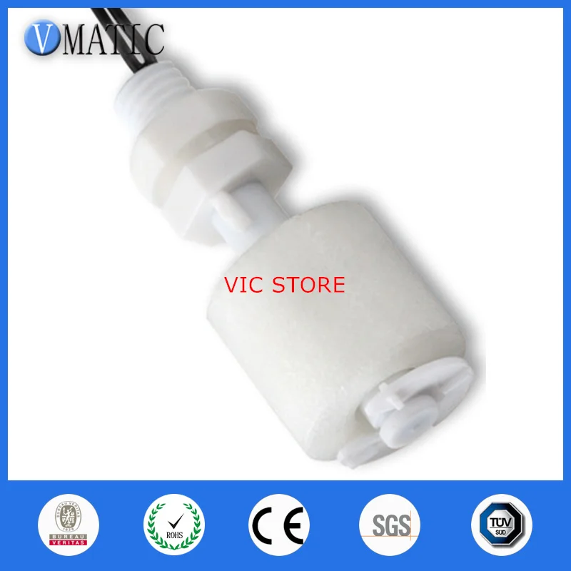 10 Pcs Proximity Cost Leveling White Vertical Float Switch Pp Controller Sensor VC1043-P