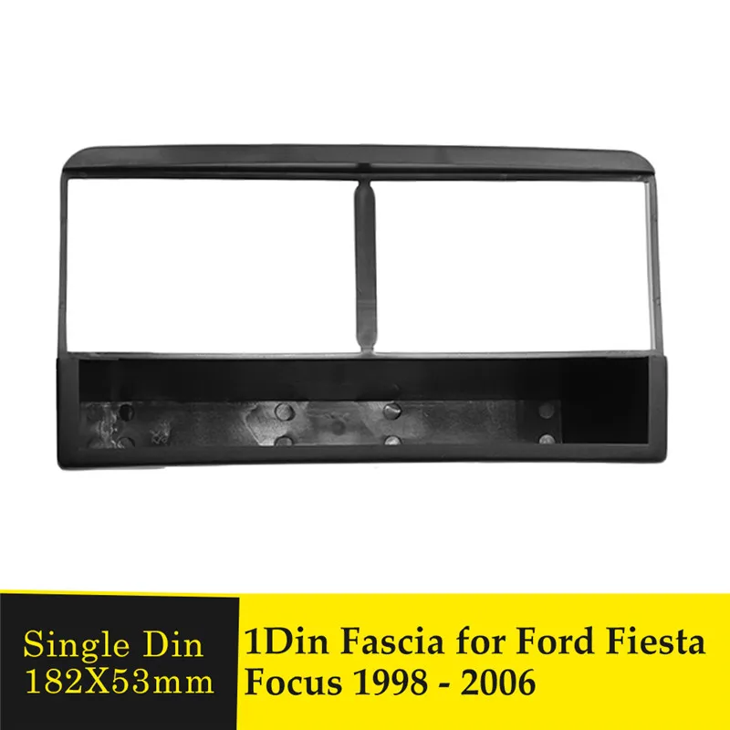 1 Din Car Radio Fascia Cover Panel Frame for Ford Fiesta Focus 1998-2006 Stereo DVD Facia Audio Dash Mount Trim | Автомобили и