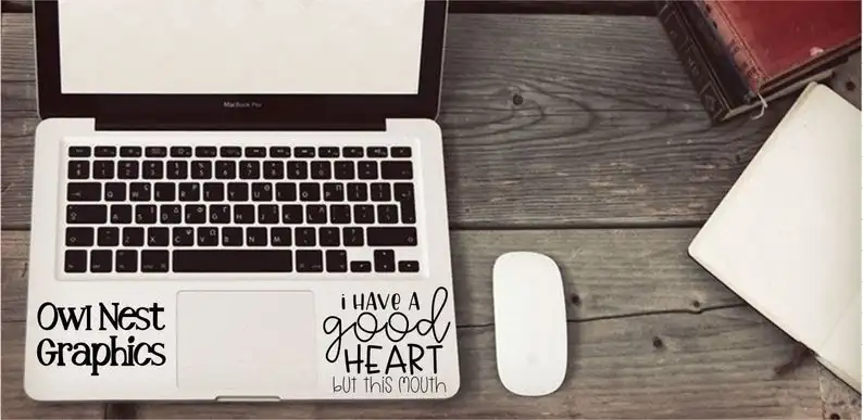 i have a good heart but this mouth decal | sticker funny Автомобили и мотоциклы