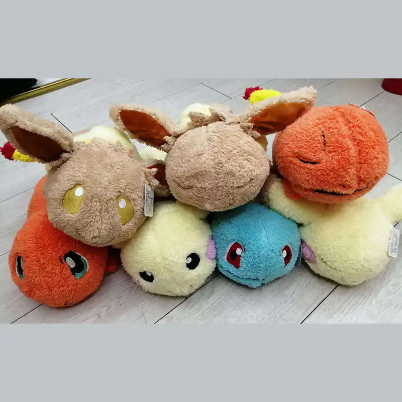 sleeping eeveelution plush