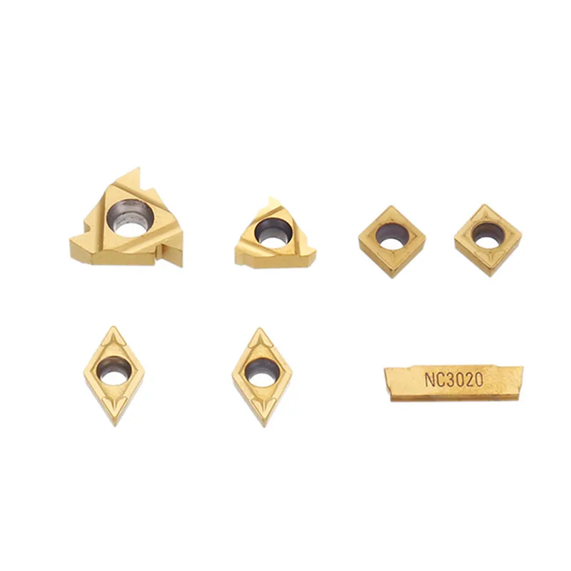 

7pcs Carbide Inserts For 12mm Shank Lathe Boring Bar Turning Tool Holder