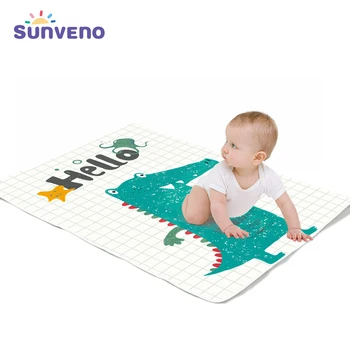 

Baby Bed Sheet Carton Diaper Changing Mat Crib Sheet Infant Washable Diaper Nappy Urine Mat Kid Waterproof Bedding Changing Pads