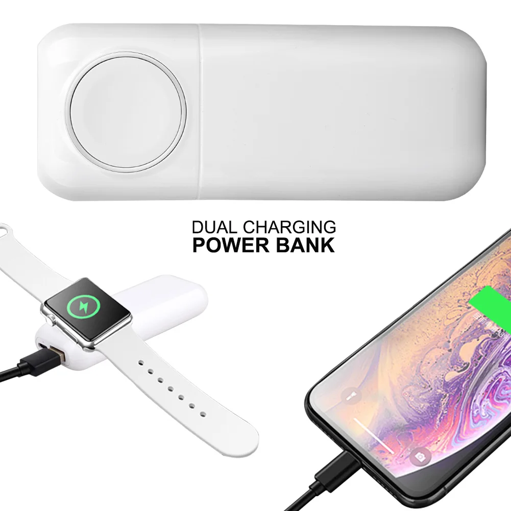 

Mini Wireless Charger for IWatch SE 6 5 4 Charging Dock Station USB Charger Cable for Apple Watch Series 6 5 4 3 2 1