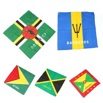 

5Pcs Outdoor Cycling Sport Hip-Hop Flag Face Cover Mask Bandana Magic Face Scarf Seamless Tubular Tube Ring Scarf Headband Hat