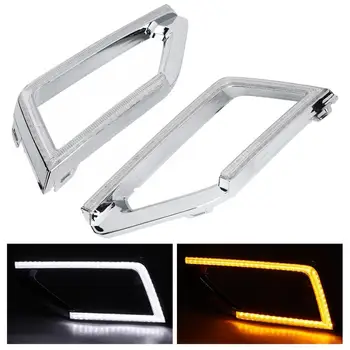 

LED Daytime Running Light 2-Color 12V Fit for Teramont Atlas 17-18( ) Car Styling for cars accesorios automovil