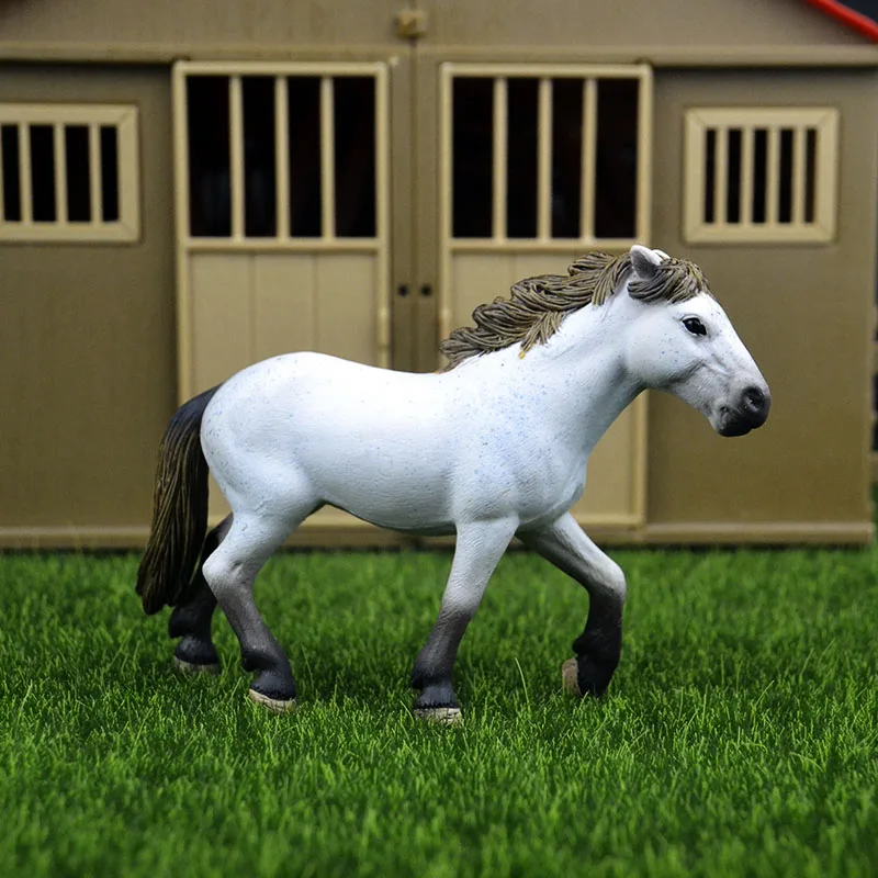 wild stallion 44 вида сельскохозяйственных животных Appaloosa Гарвардский Ганновер Clydesdale Quarter arabian Horse коллекция ферма стабильная фигурка модель детская игрушка - Цвет: wild stallion