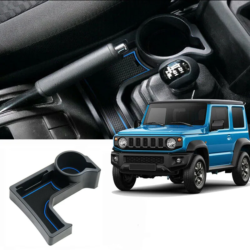 

AT Center Console Storage Box Cup Holder Decoration For SUZUKI JIMNY 2018 2019 2020 Accessories