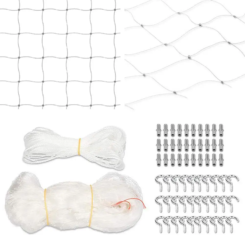 Cat Safety Net Nylon Protective Transparent Mesh Net For Balcony And Window For Baby Kid Falling Fence cat safety net