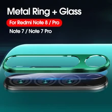 HD Tempered Camera Lens Metal Glass for Redmi Note 8 Pro Screen Protector for Xiaomi Note 8 Redmi Note 7 Protective Full Glass