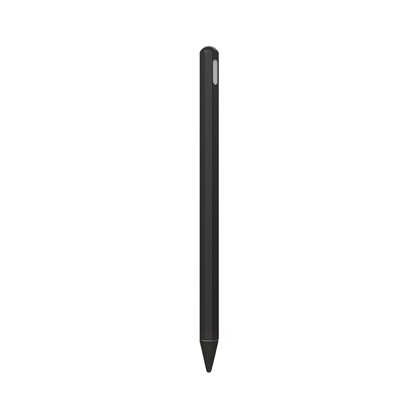 Перьевая ручка Силиконовые серьги рукав сцепление кожи Обложка держатель для Apple Pencil 2 AS99 - Цвет: Черный