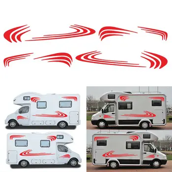 

Camper Car sticker Decoration DIY Motorhome Car Stripes Vinyl Graphics Stickers Van 1 set