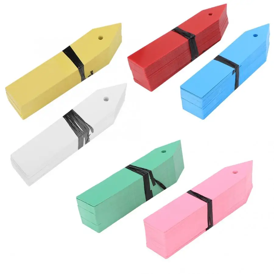 

100 Pcs PVC Plant Labels Plant Flower Pot Tags Markers Nursery Garden Seed Sign Labels Garden Stake Tags