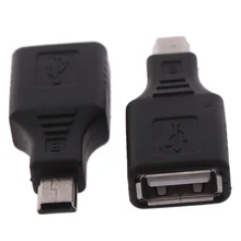 Переходник с Mini USB штекер на USB Гнездо разъем передача данных Синхронизация OTG адаптер для автомобиля AUX MP3 MP4 планшеты телефоны U-диск Переходник с Mini USB штекер на USB Гнездо разъем передача данных Синхронизация OTG адаптер для автомобиля AUX MP3 MP4 планшеты телефоны U-диск