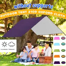 Водонепроницаемый солнцезащитный навес брезент тентовая тень ультралегкий УФ садовый тент навес Зонт Открытый Кемпинг гамак дождь муха
