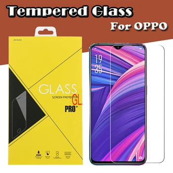 

100pcs Tempered Glass Screen Protector 2.5D For Oppo RENO 6.6 6.4 Z IQOO K3 A83 A85 F11 Pro R19 REALME C2 FIND X Film With Box