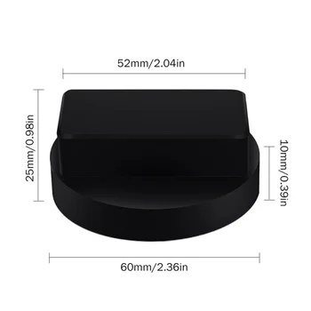 

Frame Jack pad Guard Equipment 1pc Black Rubber Car Adapter Support Lifting Protector