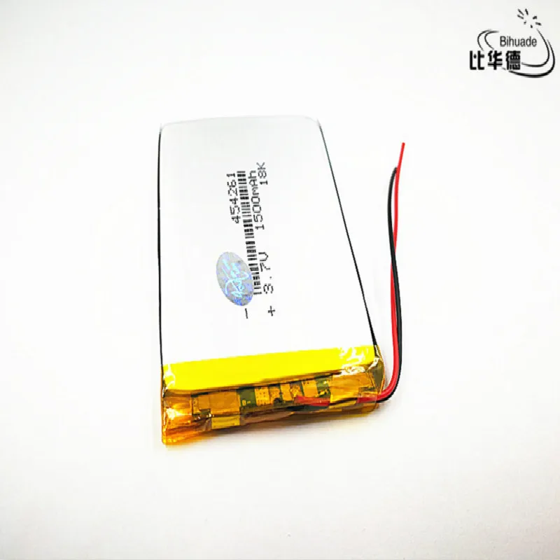 Bateria de Energia Bateria de Polímero de Iões de Lítio Bateria de Iões de Lítio para o Brinquedo Banco do Poder Litro Qulity v 1500 Mah 454261 – Gps Mp3 Mp4 10pcs Bom 3.7