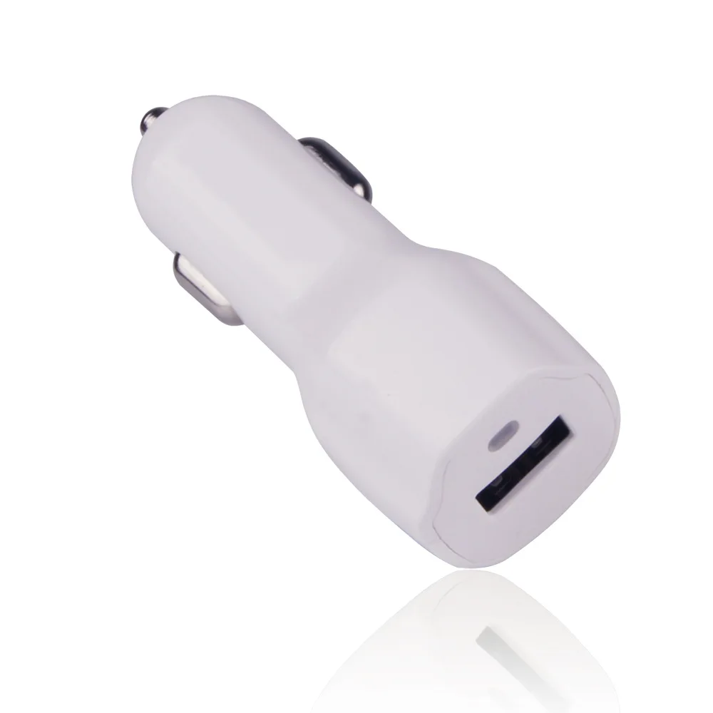 Одна USB автомобильная светодиодная подсветка для зарядного устройства 5V2. 1A быстрое автомобильное зарядное устройство в форме бриллианта USB Автомобильное зарядное устройство Логотип Настраиваемый