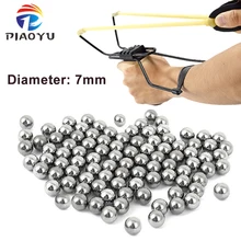 PIAOYU 7mm Stainless Steel Precision Shooting Supplies Paintball Balls Outdoor Hunting Slingshot Shooting Accessories