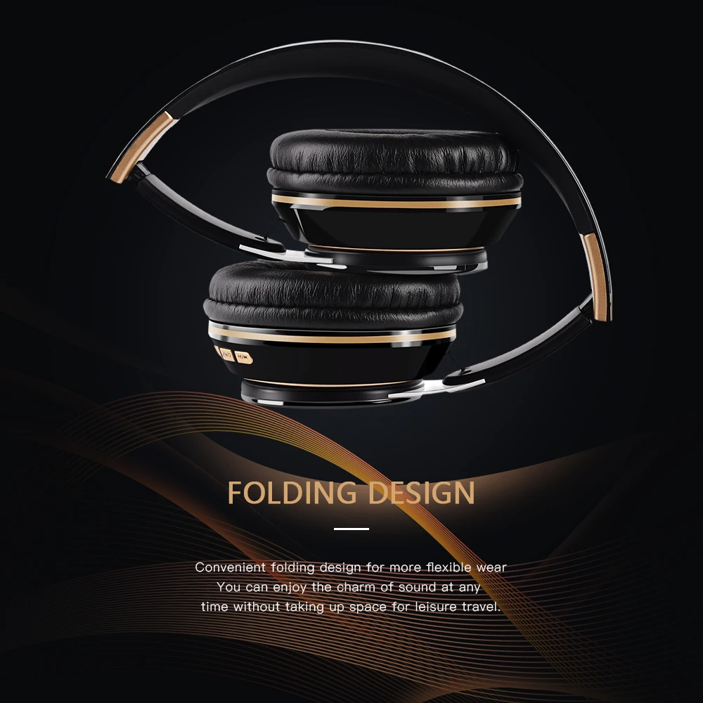 Bluetooth Headphones Wireless Headphone 3D Stereo Support TF Card 3 5mm With Foldable For Cell Phone Audifonos Gamer Earphone