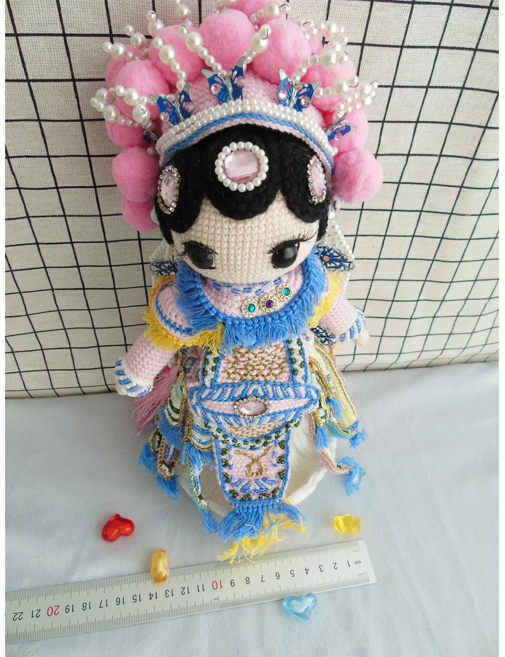 Подарки на день рождения девочки-DIY Вязание куклы-украшения для дома-коллекционные вещи-китайские элементы-Mu Guiying(готовая продукция