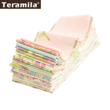 Teramila цветы дизайн хлопчатобумажная ткань Telas Лоскутная Ткань 5x50 см/шт. Желе рулон полосы DIY одеяла домашний текстиль