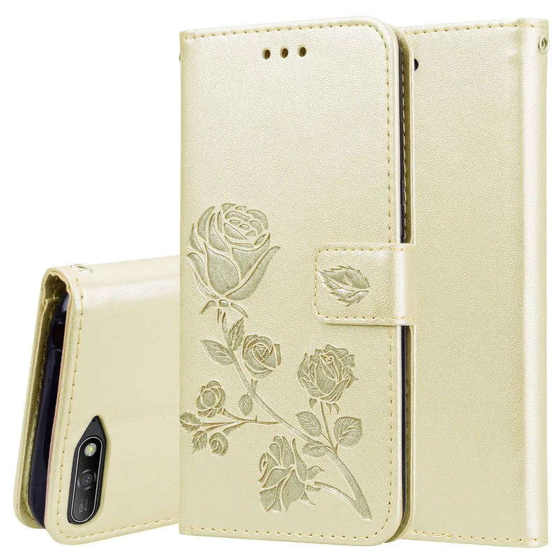 

HuaWei Y6 2018 Flip Leather Back Cover For HuaWei Y 5 6 2018 Y5 Prime 2018 Honor 7A 7S Wallet Card Slot Stand Case