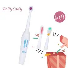 Для взрослых Водонепроницаемая автоматическая зубная щетка для отбеливания зубов вращающаяся щетка с 2 щеточными головками