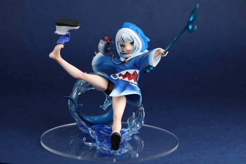Resin Figure Kit Gawr Gura Girl Hololiveen Vtuber Unpainted Garage