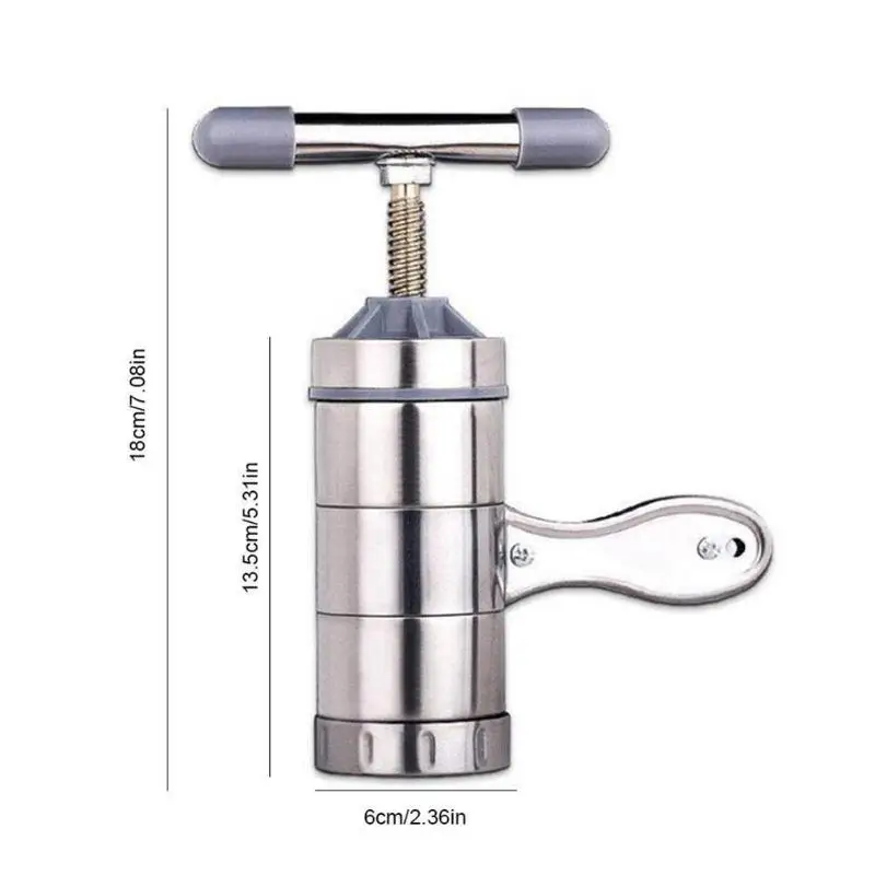 Нержавеющая сталь ручной производитель лапши пресс паста машина лапша резак с пресс-формы для приготовления спагетти кухонные инструменты
