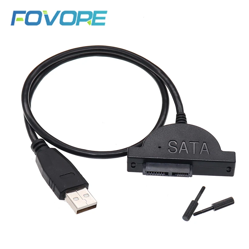 Кабель-адаптер Mini SATA II со светодиодным индикатором USB 2 0 на 7 + 6 13-контактных