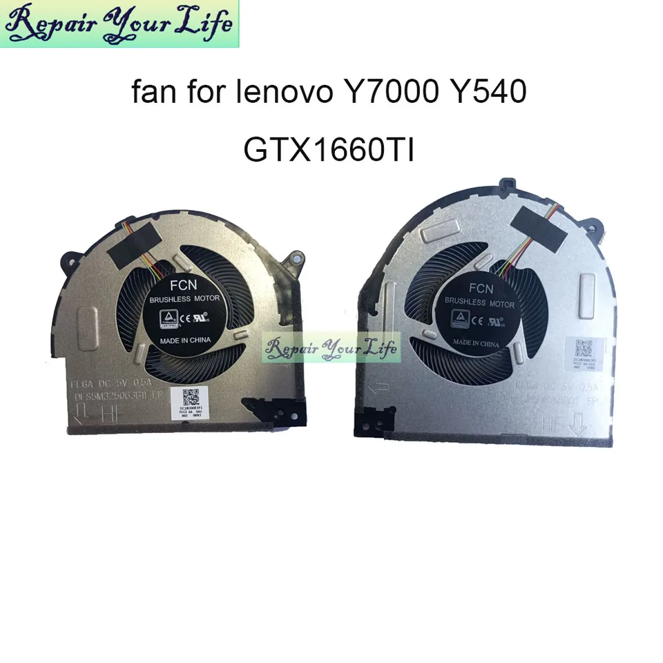 Laptop Koelventilator CPU GPU Voor Legion Y540 Y7000 - Sterke Warmteafvoer Vervangende Ventilator