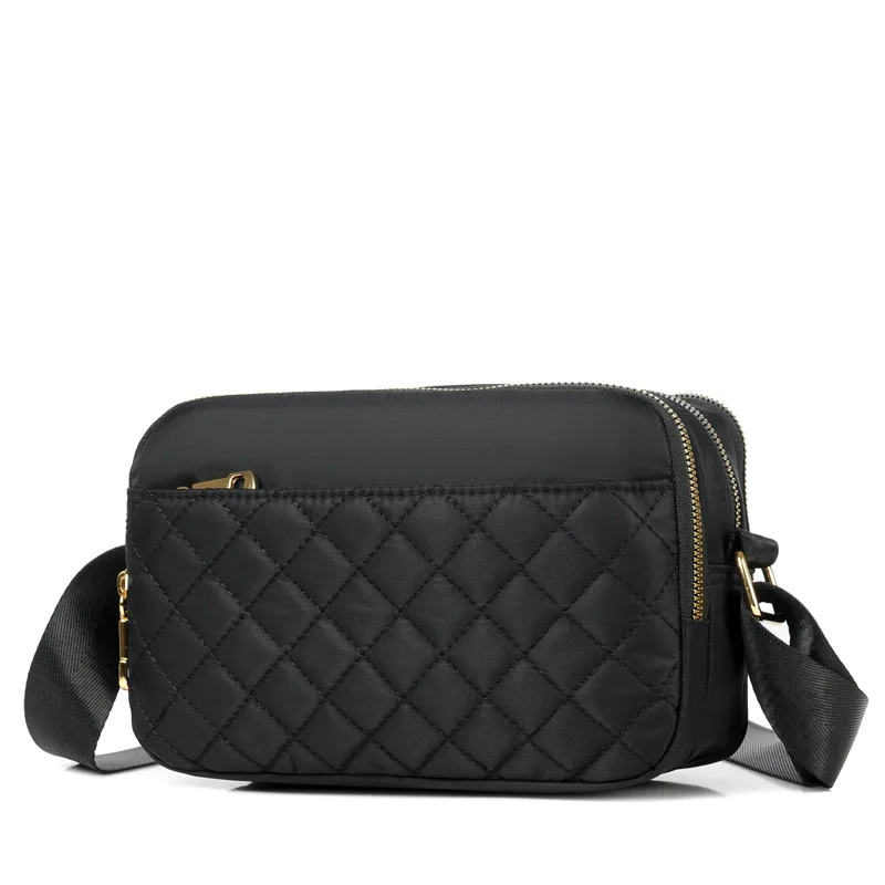 

Multi-functional Women's Rhombus Bag Waterproof Nylon Bag Large Capacity Outdoor Travel Shoulder Bag Light Shoulder Bag