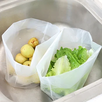 

30 Pcs Disposable Sink Garbage Bag Kitchen Trash Bag Large Capacity Self-Standing Eco-Friendly Drain Garbage Bag Sink Strainer