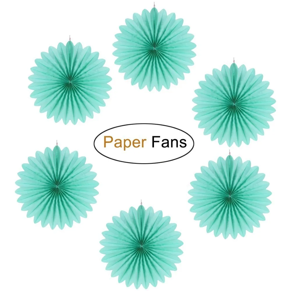 3 шт. бумажные розетки вентиляторы Свадебные украшения детский душ Декорации с