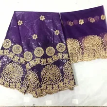 Высокое качество Базен riche с бисером последние африканские riche Ткань 5 ярдов+ 2 ярда/лот KY112039