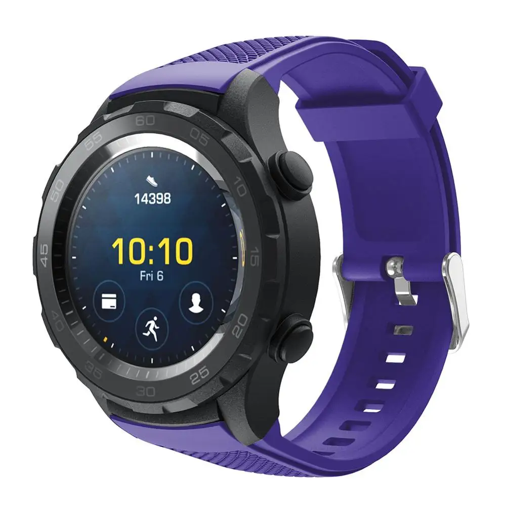 1 шт. для huawei Watch 2 мягкий силиконовый регулируемый ремешок для часов браслет лаконичный и модный стиль ремешок на запястье Замена