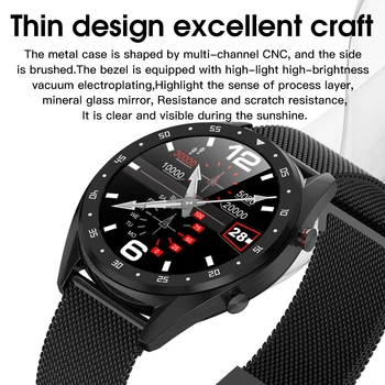 

L7 Smart Watch Bluetooth Call Sport Fitness Tracker ECG+PPG HRV Heart Rate Blood Pressure Monitor IP68 Waterproof Smart Bracelet