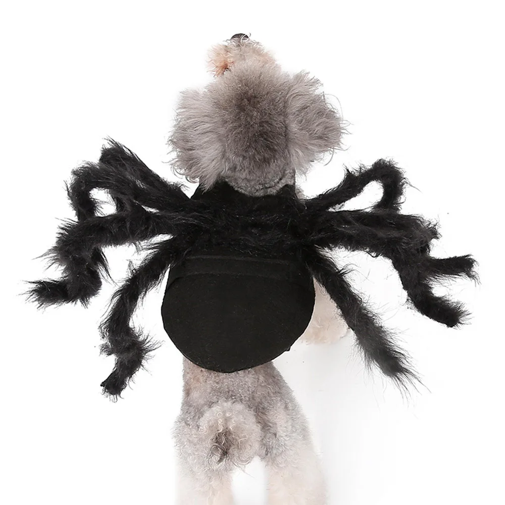 Забавная Одежда для собак ползающий костюм паука костюм для костюмированой Вечеринки На Хэллоуин для маленьких собак щенков котов наряд для вечеринки одежда для домашних животных S/M