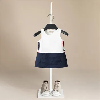 

Summer Baby Dresses for Girls Birthday Baby Girls Christening Dress with Bow White Wedding Dress Baby Clothing