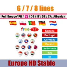 CCCamd Cline для 1 года Европа Astra ТВ самый стабильный сервер 9 Clines для Freesat GTmedia SKYSAT HD спутниковый ресивер для cсcam Испания