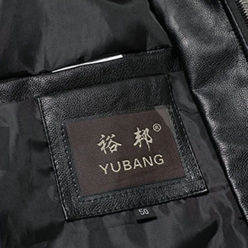 70% OFF Men Leather Jacket Autumn Winter Fashion Vintage PU Motorcycle Bomber Jackets 2019 New Plus Size Coats Chaqueta Moto Hombre