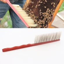 5 шт Пчеловодство пластиковые пчелы развертки чистящая ручка щетка однорядные новые пчелиные щетки оборудование для пчеловодства