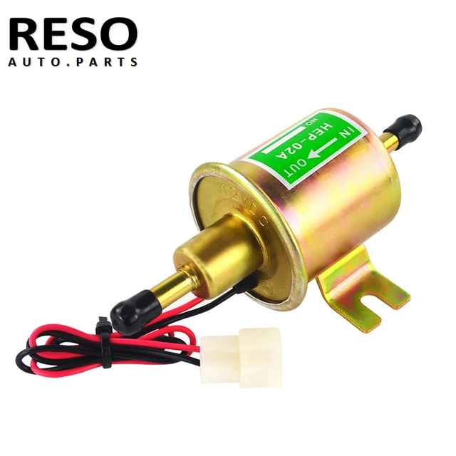 Universal 12V Elektrische Benzin Diesel Kraftstoff Pumpe Niedrigen Druck  Bolzen Befestigung Draht HEP-02A Für Auto Vergaser Motorrad ATV - AliExpress