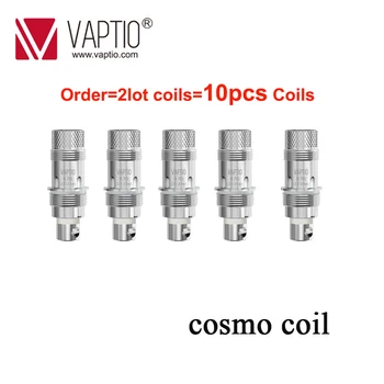 

Evaporators COILS vaptio COSMO COIL with 1.6ohm (MTL) / 0.7ohm (DL) Resistance & 10-23W FOR COSMO/COSMO PLUS/TYRO/TYRO NANO KITS