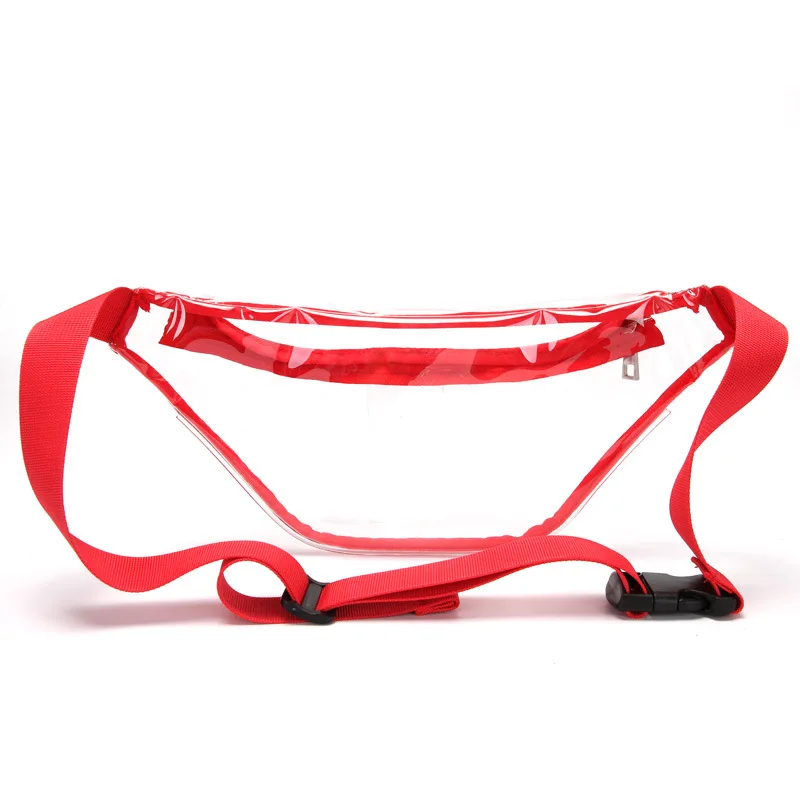 

Fashion Waterproof Running Bag Transparent PVC Men's WOMEN'S Chest Bag Simple Outdoor Sports Beach Bag