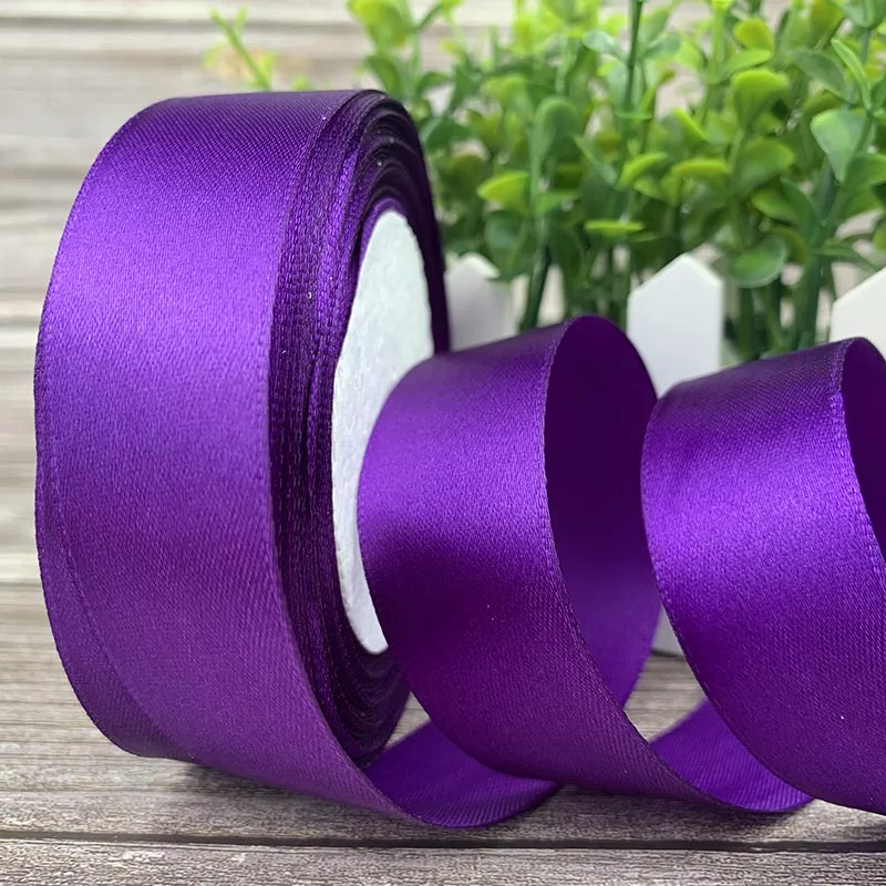 Satin Ribbon For Gift Packing Christmas Party 22Meters/Roll